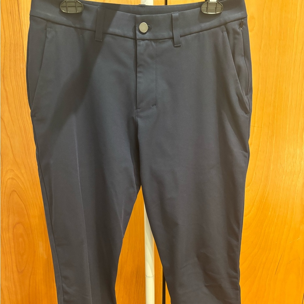 Lululemon Athletica Navy Trousers - ABC Slim-Fit Trouser 30L Size 30 *Warpstreme